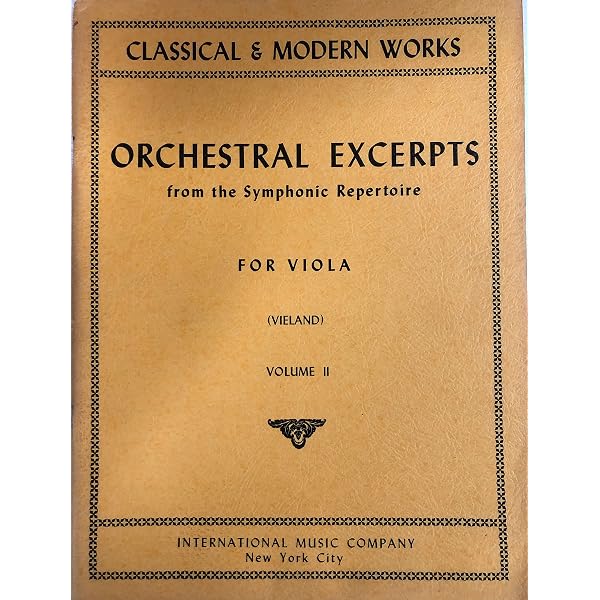 Amazon.com: Orchestral Excerpts From the Symphonic Repertoire for